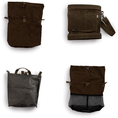 Barebones Waxed Canvas Foraging Bag Dark Khaki - Shop  Tote Bags at  Trekaline