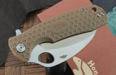 Honey Badger Large Claw Smooth Knife 8Cr13MoV Steel