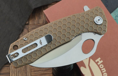 Honey Badger Large Claw Smooth Knife 8Cr13MoV Steel