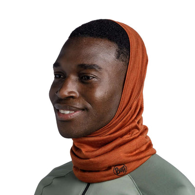 Buff Merino Lightweight Neckwear Solid Cinnamon