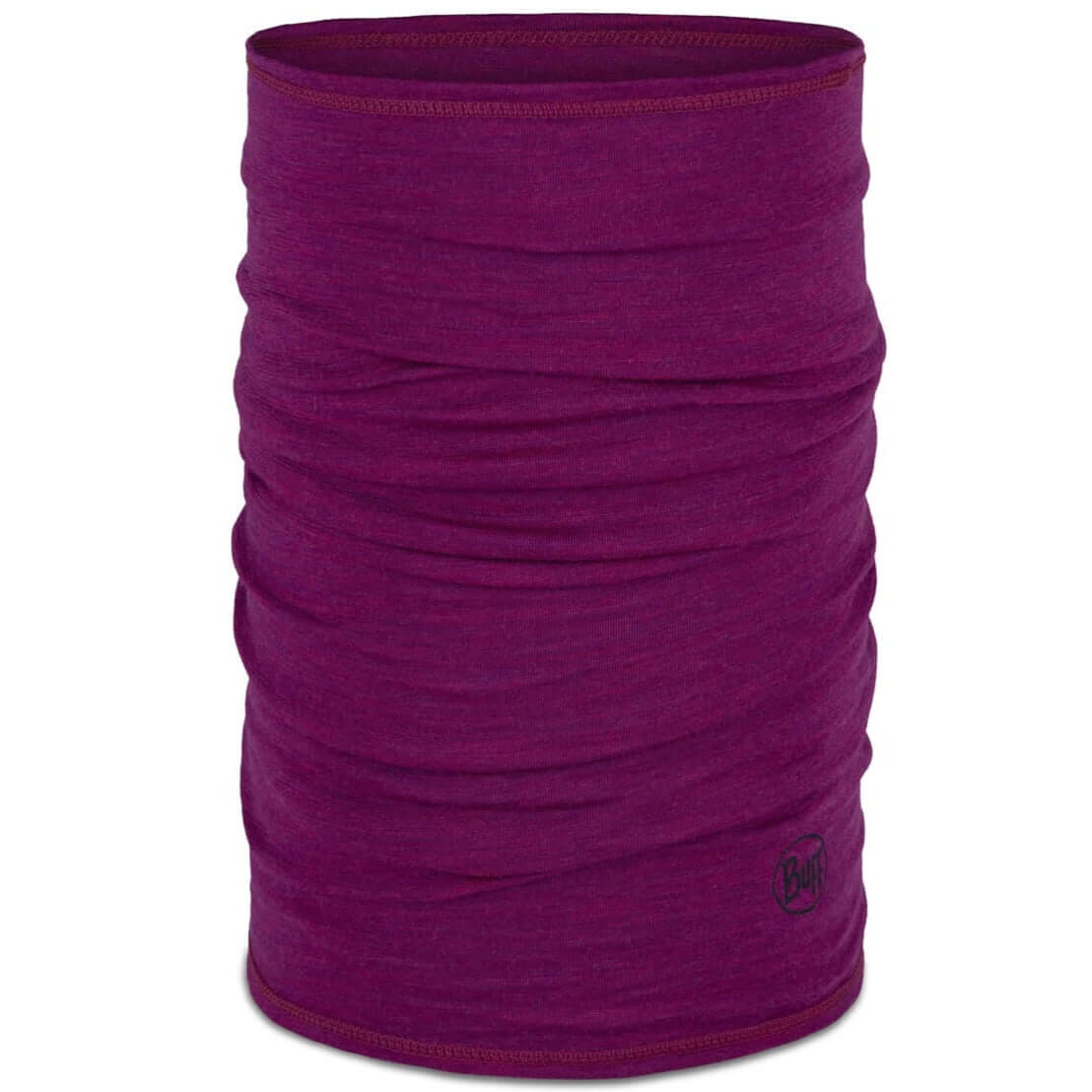 Buff Merino Lightweight Neckwear Solid Magenta