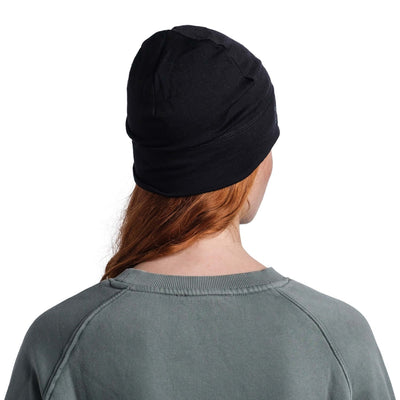 Buff Merino Lightweight Beanie Solid Black Thermal Cap