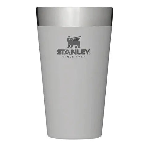 Stanley Adventure Stacking Beer Pint - 16 oz insulated stainless steel cup, durable and shatterproof for outdoor use.