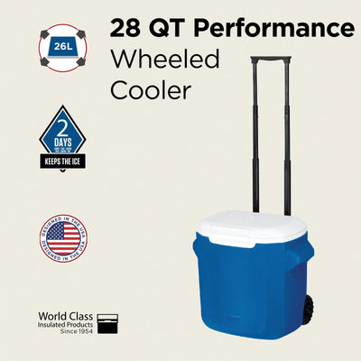 Coleman Performance Wheeled Icebox Cooler 26L - Shop  Hard-sided Coolers at  Trekaline