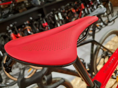 Bontrager Verse Short Elite Bike Saddle Red - Shop  Bike Saddles at  Trekaline