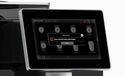 Jetinno JL09 automatic espresso coffee machine screen interface display