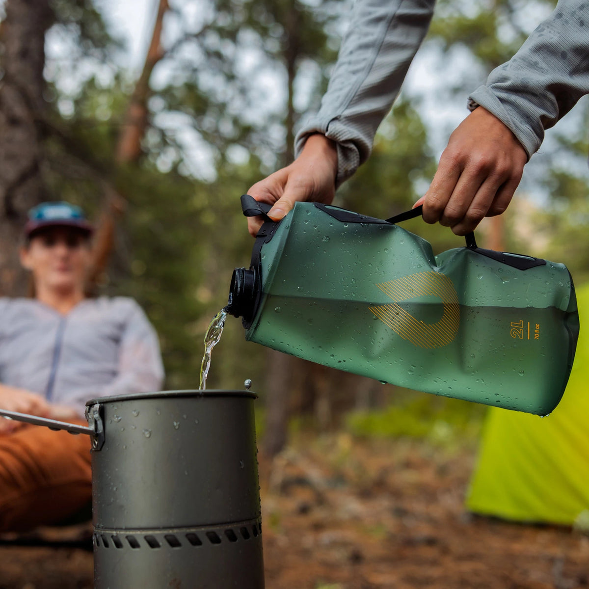HydraPak Seeker 3L Water Storage Sutro Green