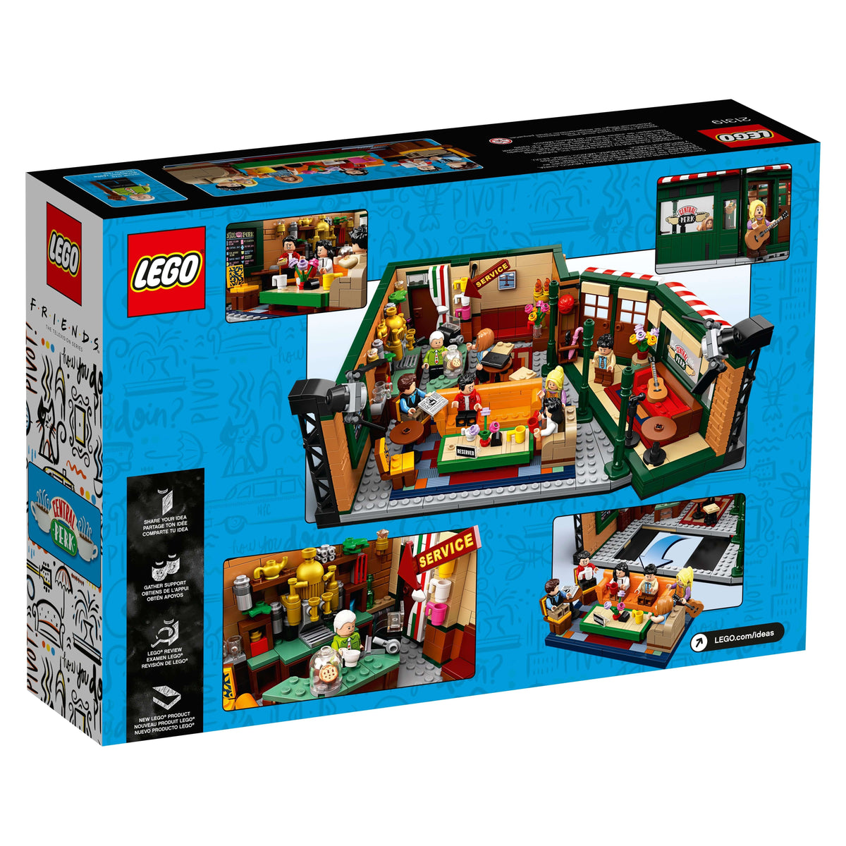 LEGO Ideas Friends Central Perk Building Set - Shop  Indoor Toys at  Trekaline