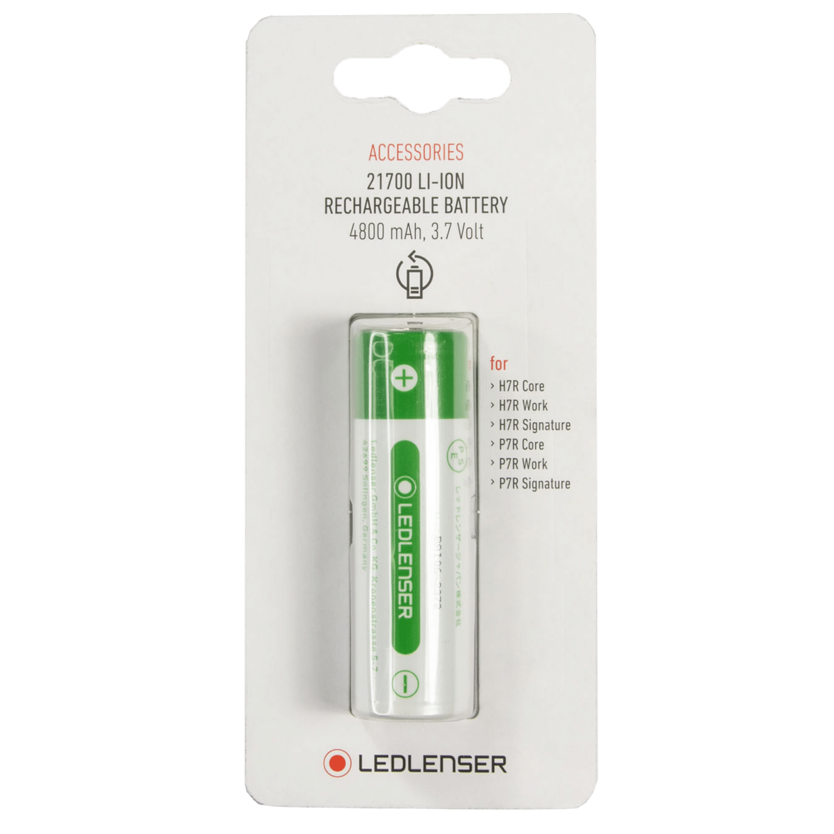 Ledlenser 21700 Li-ion Rechargeable Battery 4800 mAh