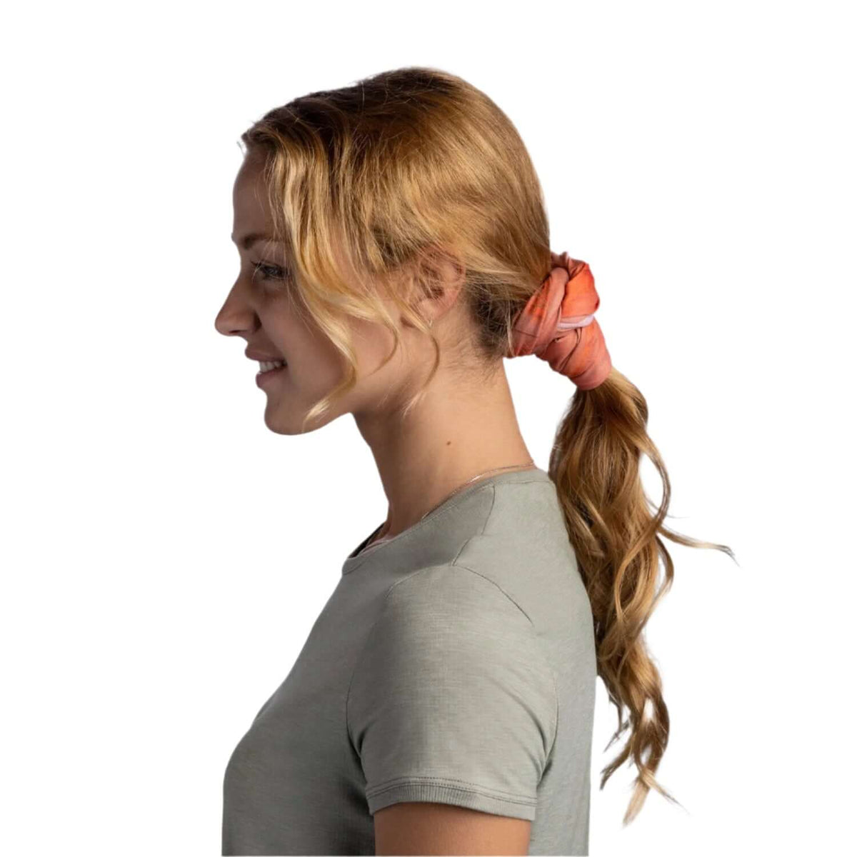 Buff CoolNet UV Keffy Nectarine Orange Neck Gaiter