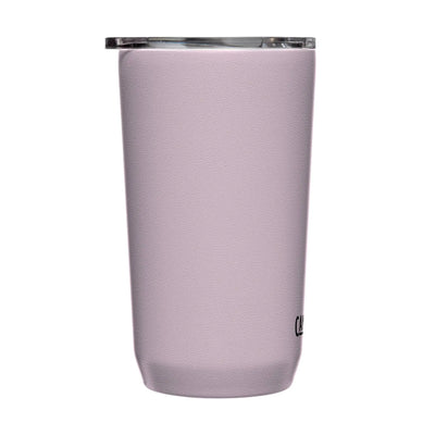 Camelbak Horizon Tumbler 16 oz insulated travel cup in pink with clear lid