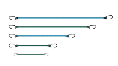 Coghlan's Assorted Bungee Cords - 12 Pack with Steel Hooks