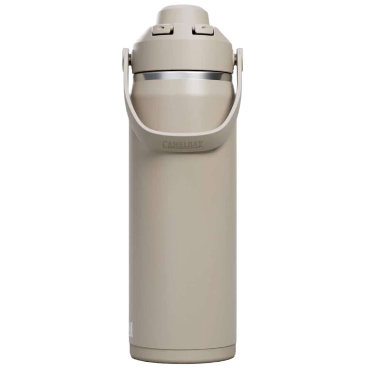 Camelbak Thrive Chug Insulated Bottle - 20oz / 600ml in beige, perfect for hydration in hot climates.