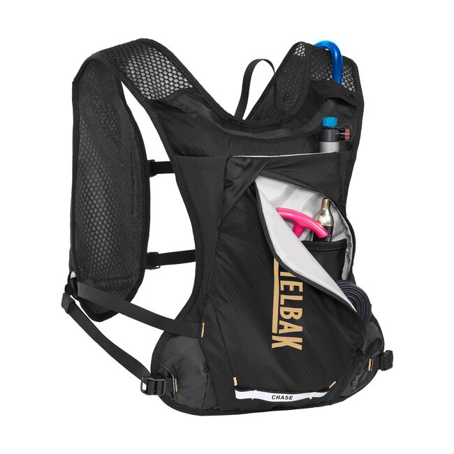 Black CamelBak Chase Race 4 Hydration Vest with Crux1.5L Reservoir