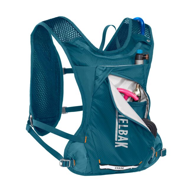 Moroccan Blue CamelBak Chase Race 4 Hydration Vest with Crux1.5L Reservoir