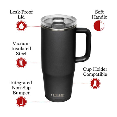 Camelbak Thrive Insulated Stainless Steel Mug 32 oz - Shop  Travel Mugs at  Trekaline