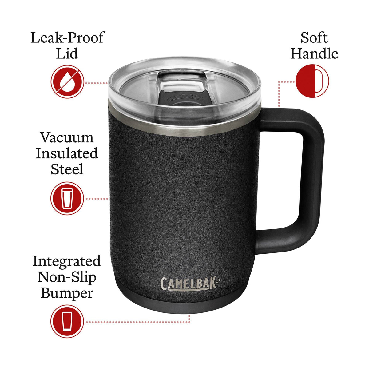 Camelbak Thrive Insulated Stainless Steel Mug 16 oz - Shop  Travel Mugs at  Trekaline