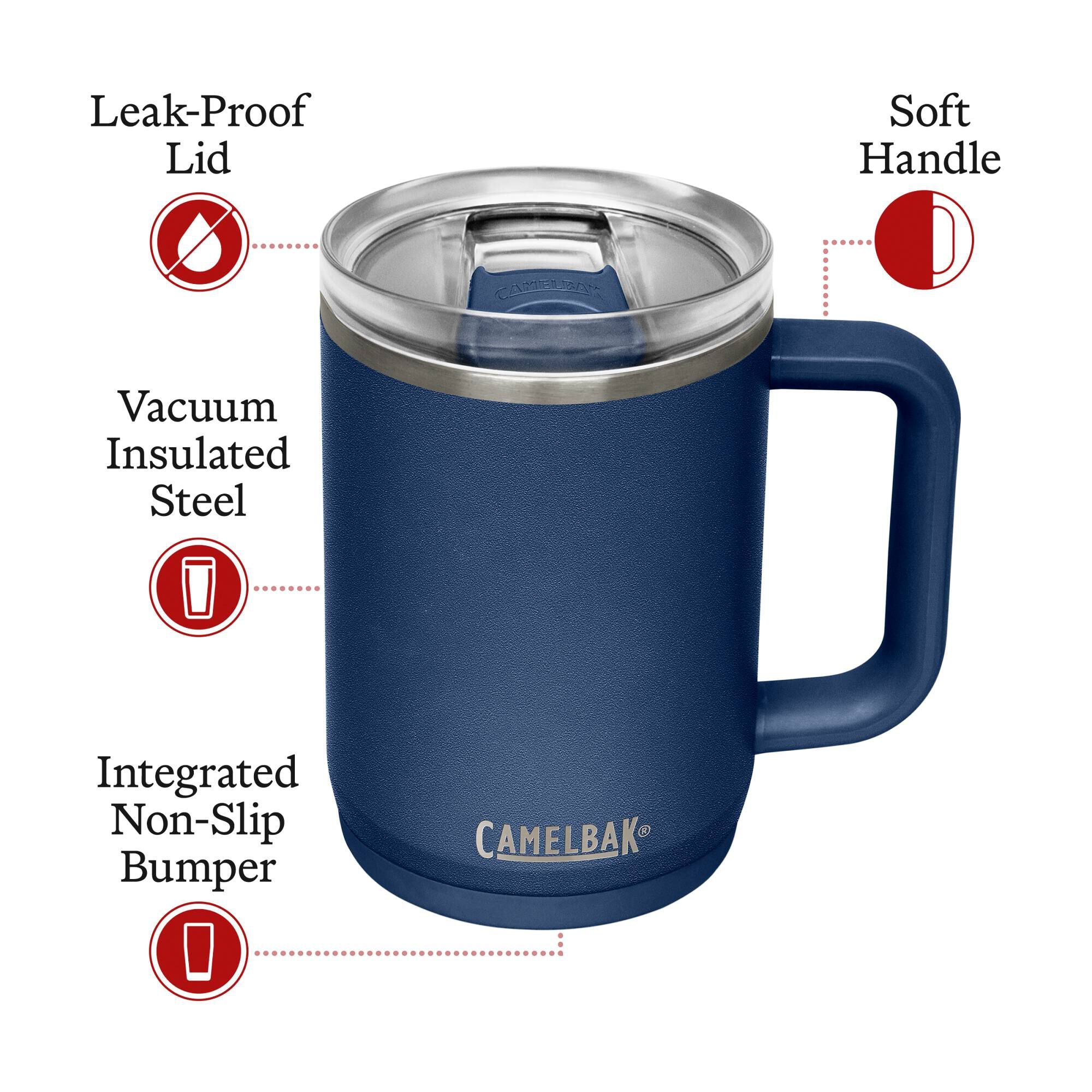 Camelbak Thrive Insulated Stainless Steel Mug 16 oz - Shop  Travel Mugs at  Trekaline