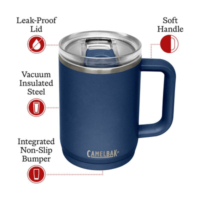Camelbak Thrive Insulated Stainless Steel Mug 16 oz - Shop  Travel Mugs at  Trekaline