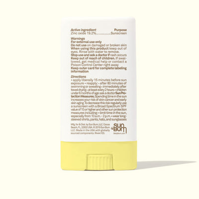 Sun Bum Baby Bum Mineral SPF 50 Sunscreen Face Stick