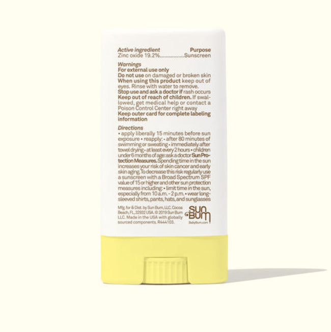 Sun Bum Baby Bum Mineral SPF 50 Sunscreen Face Stick
