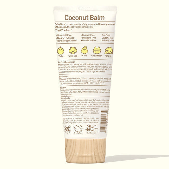 Sun Bum Baby Bum Natural Monoi Coconut Balm