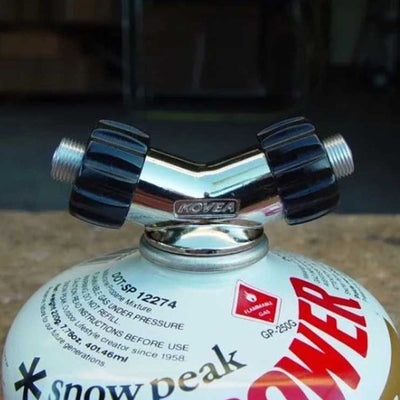 Kovea Two-Way Gas Adapter Splitter - Shop  Camp Stove Accessories at  Trekaline