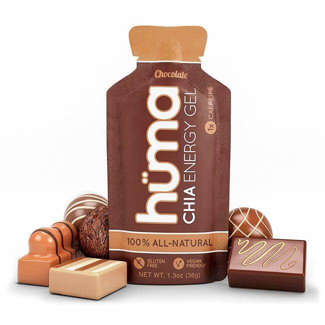 Huma Chia Energy Gel Chocolate single pack