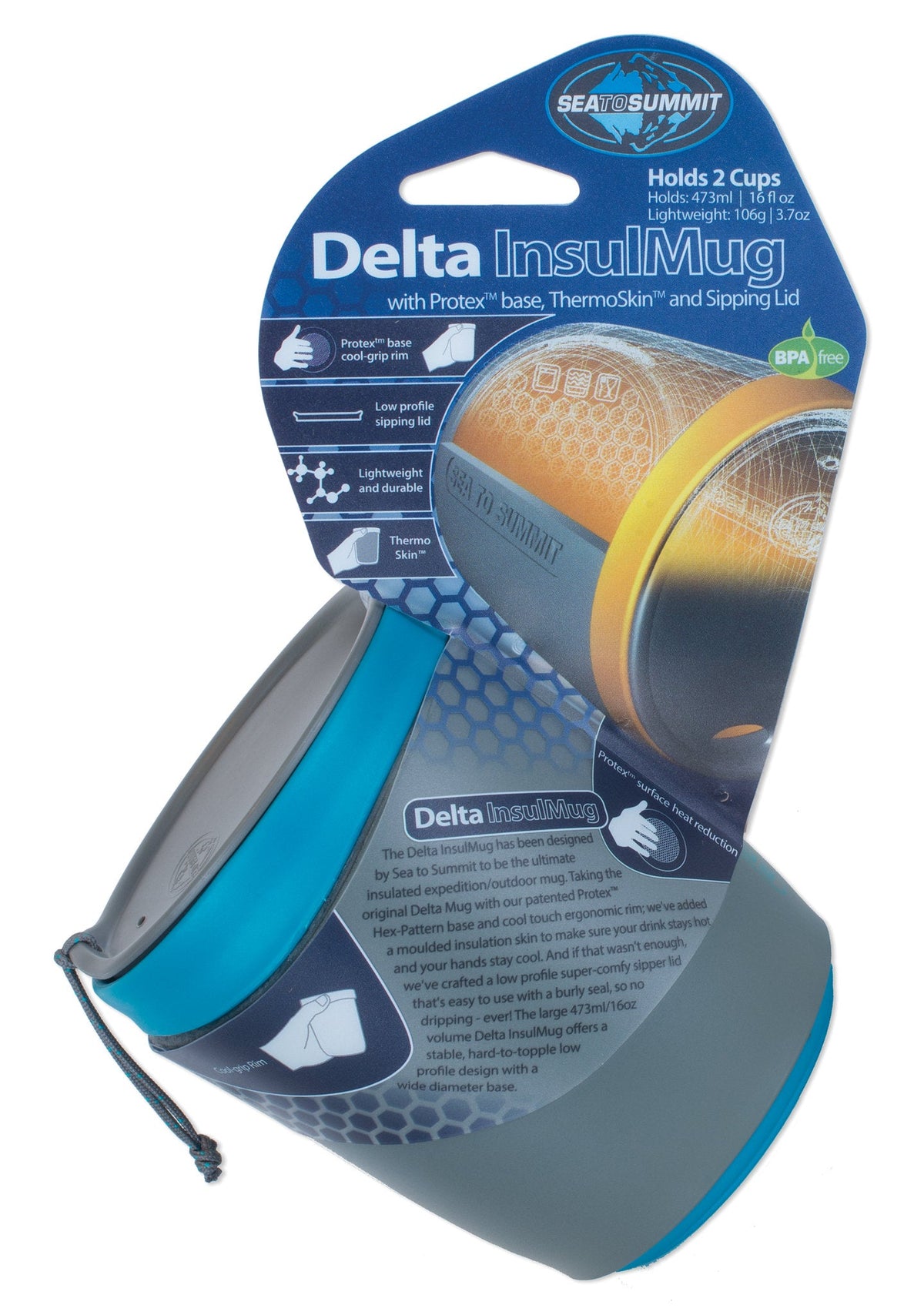 Sea to Summit Delta Insulated Camp Mug - 16 oz / 470 ml