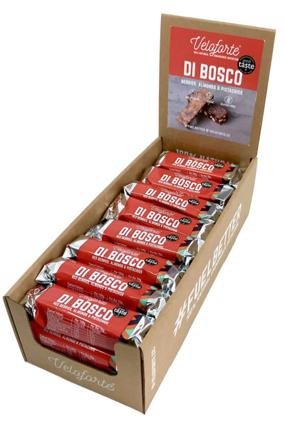 Veloforte Di Bosco Natural Energy Bar box of 20