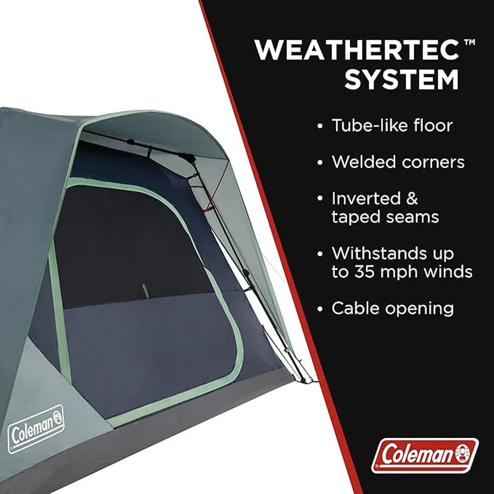 Coleman Instant Skylodge Camping Tent 4 Person - Shop  Camping Tents at  Trekaline