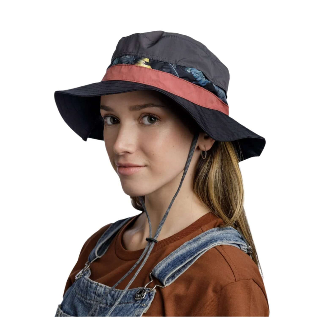 Buff Explore Booney Hat Okisa Black Adventure Hat