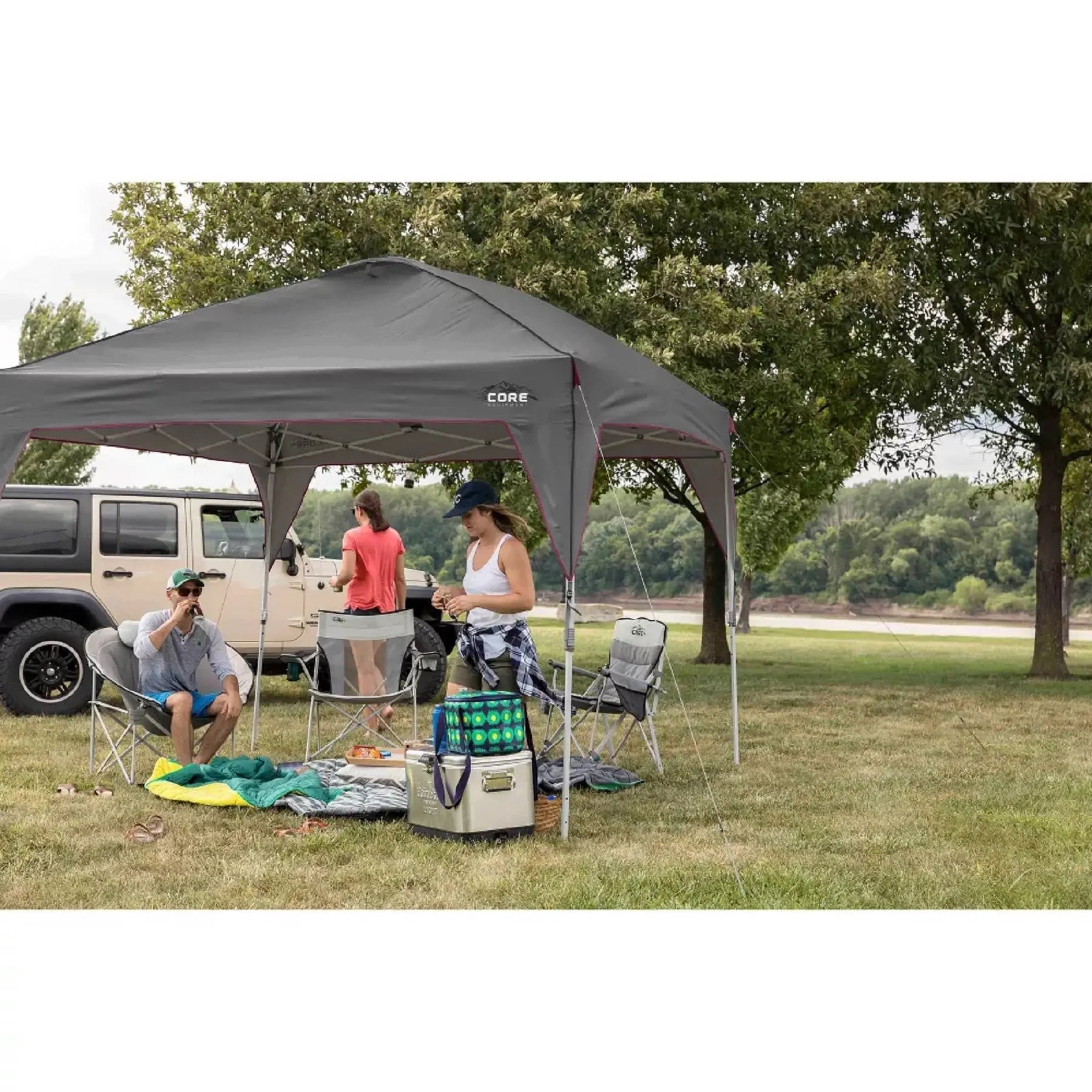Core Equipment Instant Canopy 10ft x 10ft Dark Grey - Shop  Shade Shelters at  Trekaline