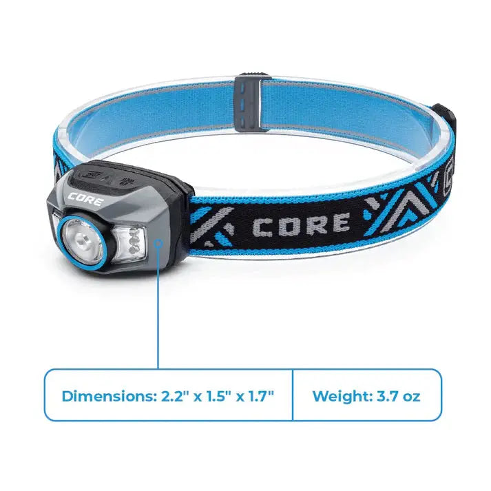 Core Equipment 300 Lumen Rechargeable Headlamp - Shop  LED Headlamps at  Trekaline