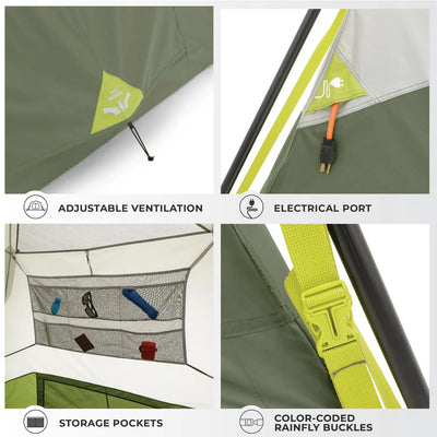 Core Equipment 4 Person Instant Cabin Performance Tent - 8' x 7'