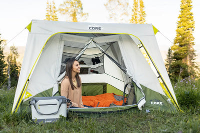 Core Equipment 4 Person Instant Cabin Performance Tent - 8' x 7'