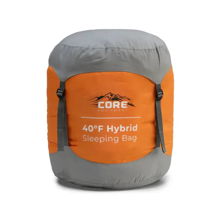 Core Equipment 40 Degree Hybrid Sleeping Bag - Shop  Camping Sleeping Bags at  Trekaline