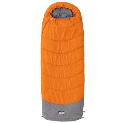 Core Equipment 20 Degree Hybrid Sleeping Bag - Orange/Grey - Shop  Camping Sleeping Bags at  Trekaline