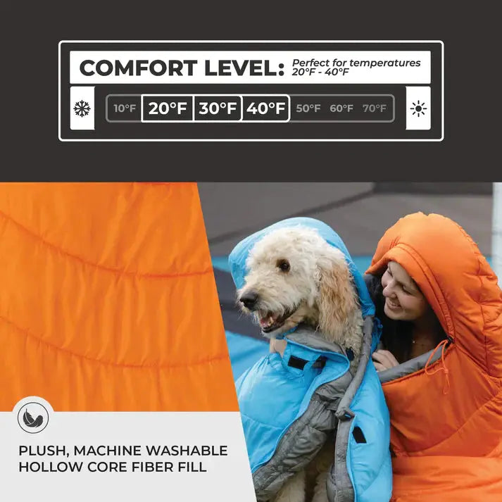 Core Equipment 20 Degree Hybrid Sleeping Bag - Orange/Grey - Shop  Camping Sleeping Bags at  Trekaline