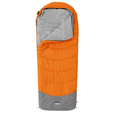 Core Equipment 20 Degree Hybrid Sleeping Bag - Orange/Grey - Shop  Camping Sleeping Bags at  Trekaline