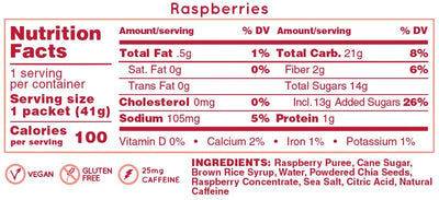 Huma Gel Chia Energy Gel - Raspberries - 43g