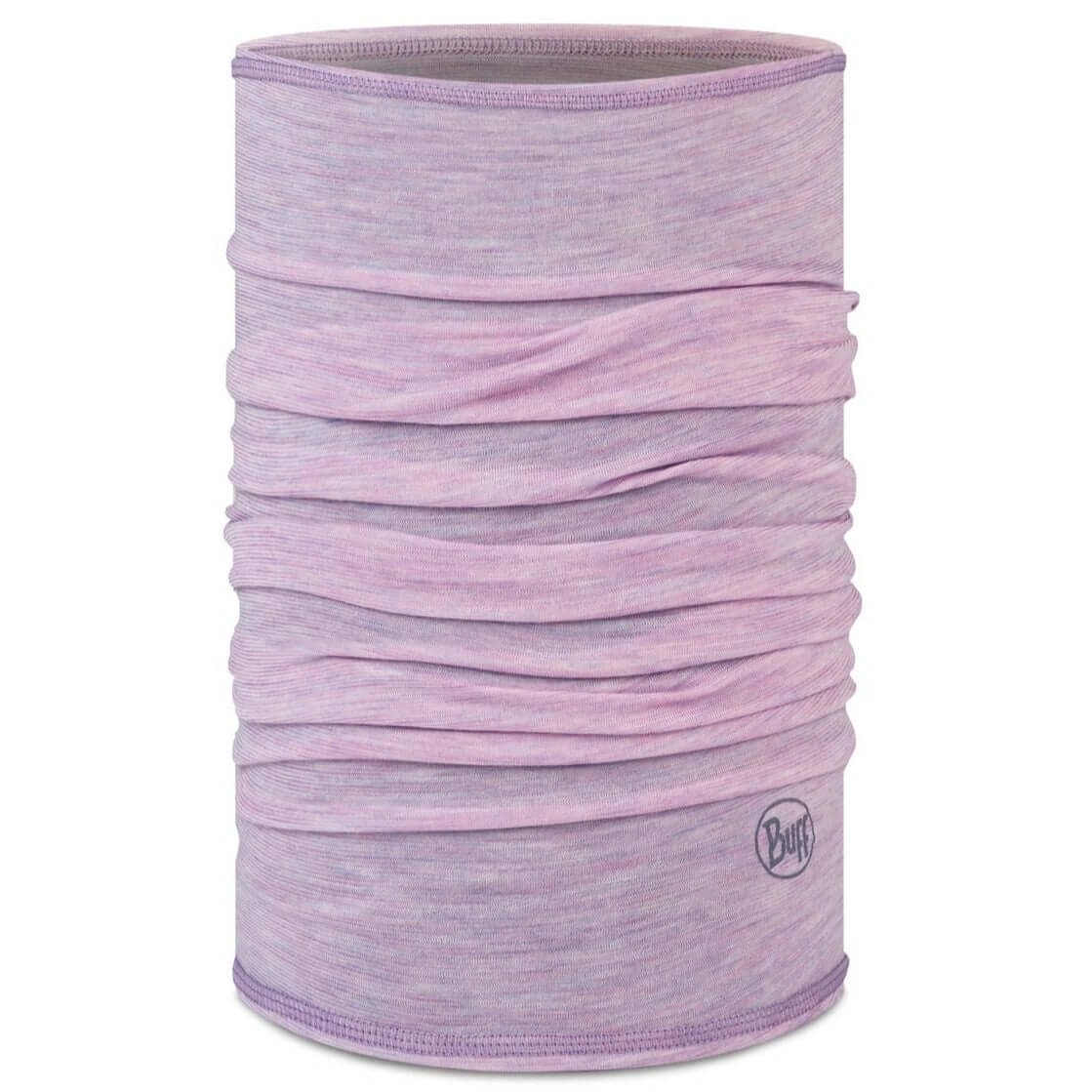 Buff Merino Lightweight Neckwear Lilac Sand Stripe