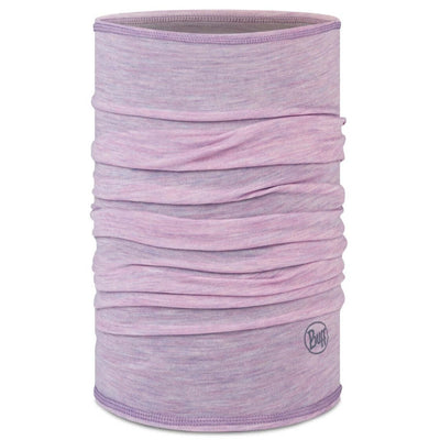 Buff Merino Lightweight Neckwear Lilac Sand Stripe