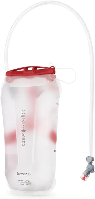 Osprey Hydraulics LT 1.5 L Reservoir for hydration in outdoor adventures, featuring a durable design and easy-to-use valve.