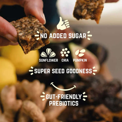Veloforte Figs and Oat Snack Bar ingredients