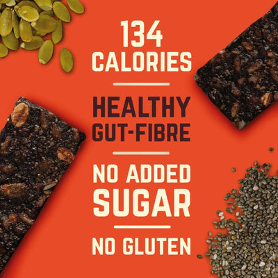 Veloforte Orange and Cacao Oat Snack Bar - 134 calories, healthy gut-fibre, no added sugar, no gluten