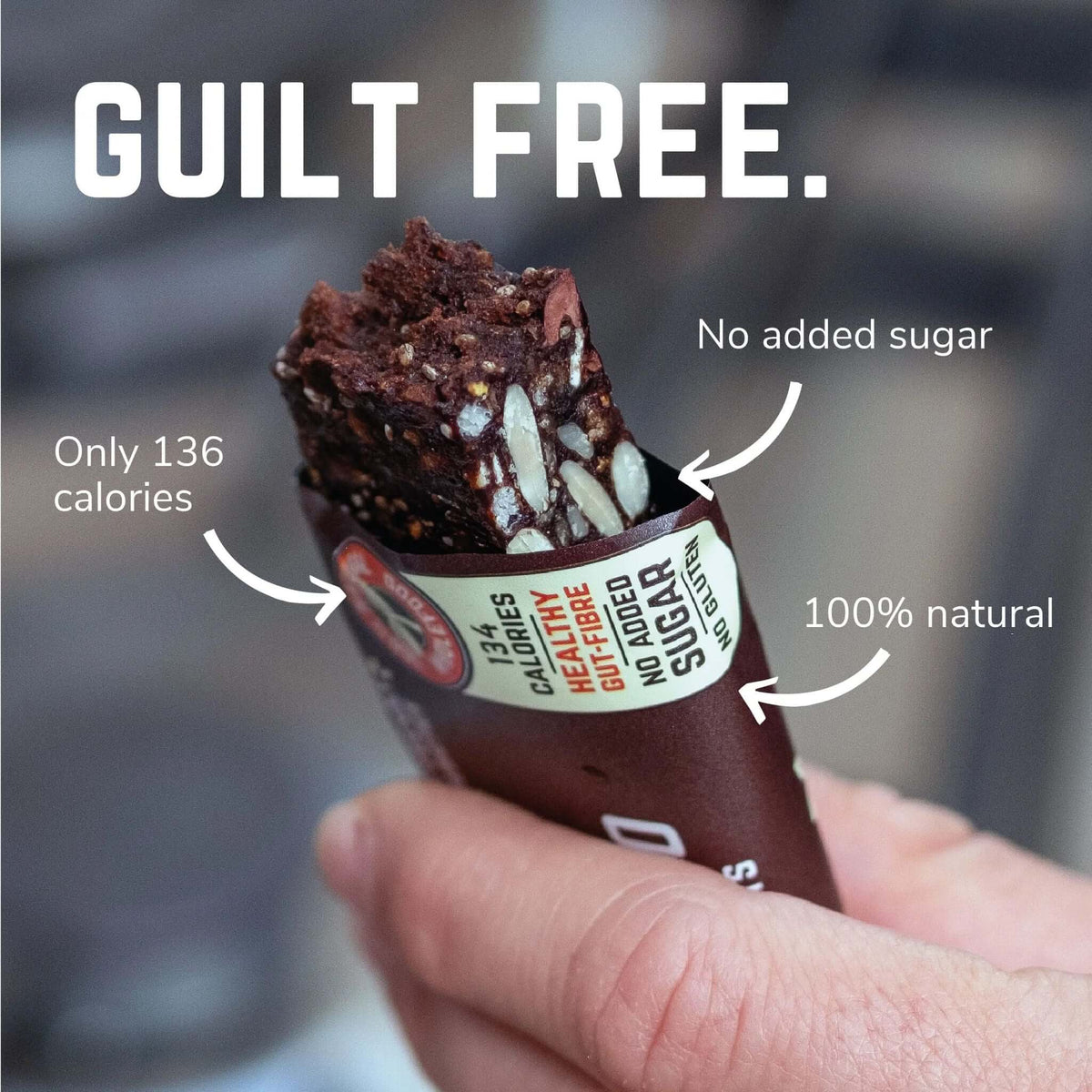 Veloforte Orange and Cacao Oat Snack Bar 35g