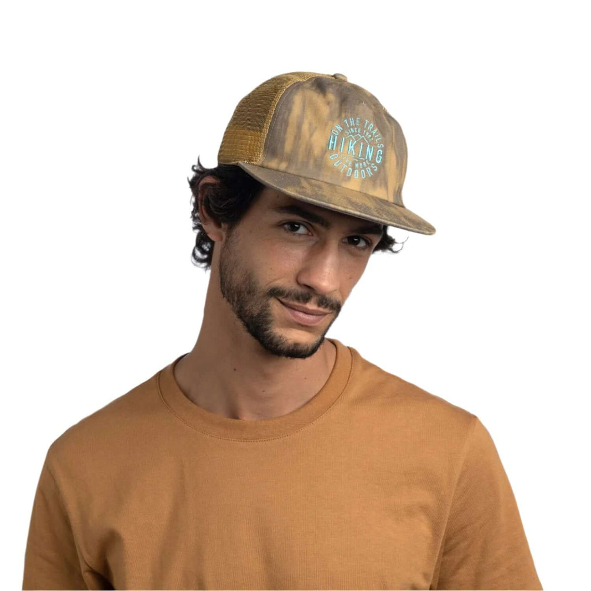 Buff Trucker Cap Ikshi Fawn Lightweight Mesh Hat