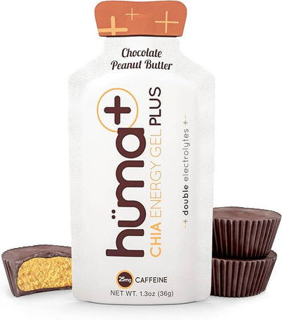 Huma Chia Energy Gel Plus - Peanut Butter & Chocolate single pack