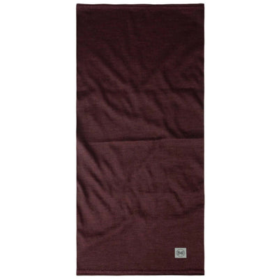 Buff Merino Lightweight Neckwear Solid Garnet